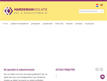 Tablet Screenshot of hardemanisolatie.nl